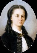 Portrait of professorskan Laura Netzel,fodd von Pistolekors unknow artist